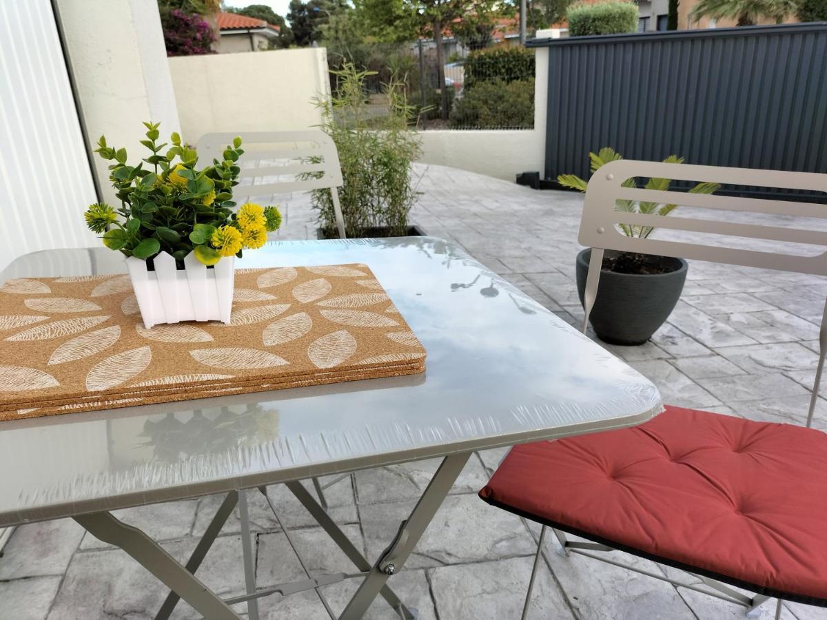 "Les Bambous" Studio Cosy Climatise Au Calme De 37 M2 Parking Gratuit A Argeles Sur Mer エクステリア 写真